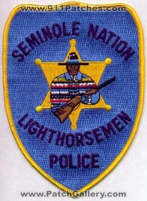 Seminole Nation Lighthorsemen Police
Thanks to EmblemAndPatchSales.com for this scan.
Keywords: oklahoma