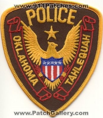 Tahlequah Police
Thanks to EmblemAndPatchSales.com for this scan.
Keywords: oklahoma