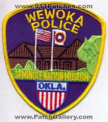 Wewoka Police
Thanks to EmblemAndPatchSales.com for this scan.
Keywords: oklahoma