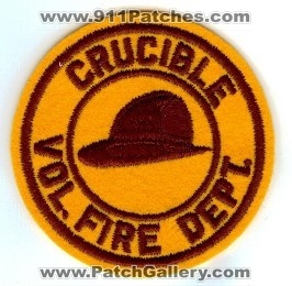 Crucible Vol Fire Dept
Thanks to PaulsFirePatches.com for this scan.
Keywords: pennsylvania volunteer department