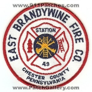 East Brandywine Fire Co Station 49
Thanks to PaulsFirePatches.com for this scan.
Keywords: pennsylvania company chester county