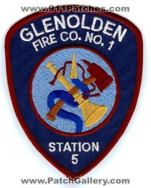 Glenolden Fire Co No 1 Station 5
Thanks to PaulsFirePatches.com for this scan.
Keywords: pennsylvania company number