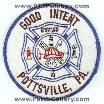 Good Intent Fire Station 10
Thanks to PaulsFirePatches.com for this scan.
Keywords: pennsylvania pottsville