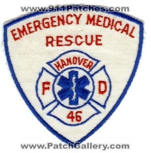 Hanover FD Emergency Medical Rescue
Thanks to PaulsFirePatches.com for this scan.
Keywords: pennsylvania 46 fire department