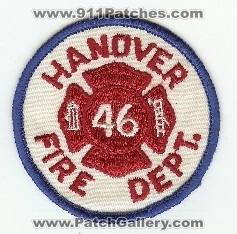 Hanover Fire Dept
Thanks to PaulsFirePatches.com for this scan.
Keywords: pennsylvania department 46