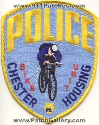 Chester Housing Police Bike Unit
Thanks to EmblemAndPatchSales.com for this scan.
Keywords: pennsylvania