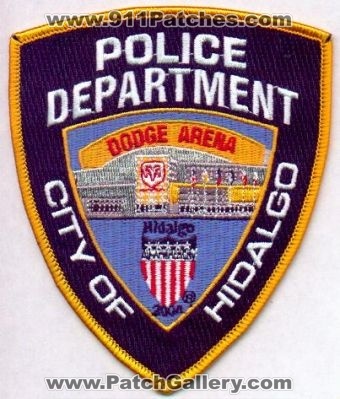 Hidalgo Police Department
Thanks to EmblemAndPatchSales.com for this scan.
Keywords: texas
