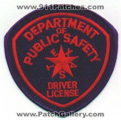 Texas Department of Public Safety Driver License
Thanks to EmblemAndPatchSales.com for this scan.
Keywords: dps police