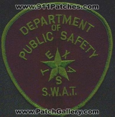 Texas Department of Public Safety S.W.A.T.
Thanks to EmblemAndPatchSales.com for this scan.
Keywords: dps police swat