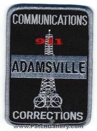 Adamsville Police Communications Corrections 911 (Alabama)
Thanks to BensPatchCollection.com for this scan.
