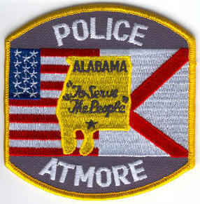 Atmore Police
Thanks to Enforcer31.com for this scan.
Keywords: alabama