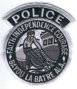 Bayou La Batre Police
Thanks to Enforcer31.com for this scan.
Keywords: alabama labatre