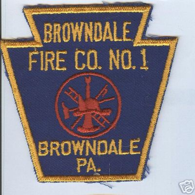 Browndale Fire Co No 1 (Pennsylvania)
Thanks to Brent Kimberland for this scan.
Keywords: company number