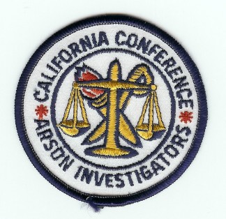 California Conference of Arson Investigators
Thanks to PaulsFirePatches.com for this scan.
Keywords: fire