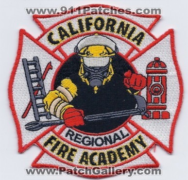 California Regional Fire Academy (California)
Thanks to PaulsFirePatches.com for this scan.
