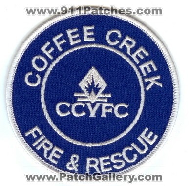 Coffee Creek Volunteer Fire Company (California)
Thanks to PaulsFirePatches.com for this scan.
Keywords: ccvfc and & rescue