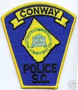 Conway Police (South Carolina)
Thanks to apdsgt for this scan.
