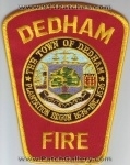 Dedham Fire Department (Massachusetts)
Thanks to Dave Slade for this scan.
Keywords: dept. town of