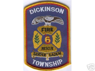 Dickinson Township Fire Rescue
Thanks to Brent Kimberland for this scan.
Keywords: pennsylvania 6