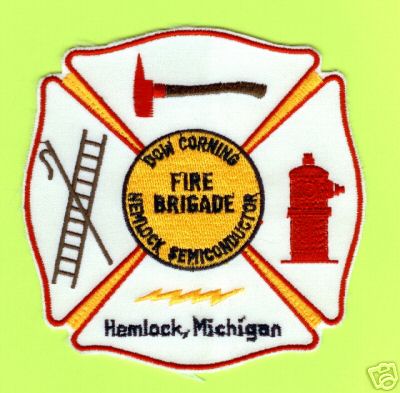 Dow Corning Hemlock Semiconductor Fire Brigade
Thanks to PaulsFirePatches.com for this scan.
Keywords: michigan