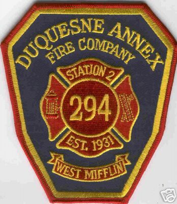 Duquesne Annex Fire Company Station 2
Thanks to Brent Kimberland for this scan.
Keywords: pennsylvania west mifflin