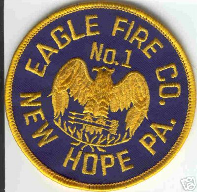 Eagle Fire Co No 1
Thanks to Brent Kimberland for this scan.
Keywords: pennsylvania company number new hope