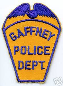 Gaffney Police Dept (South Carolina)
Thanks to apdsgt for this scan.
Keywords: department