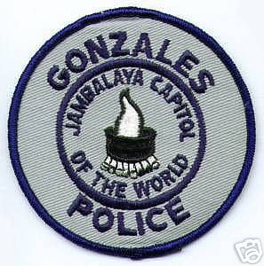 Gonzales Police (Louisiana)
Thanks to apdsgt for this scan.
