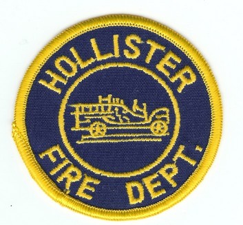 Hollister Fire Dept
Thanks to PaulsFirePatches.com for this scan.
Keywords: california department
