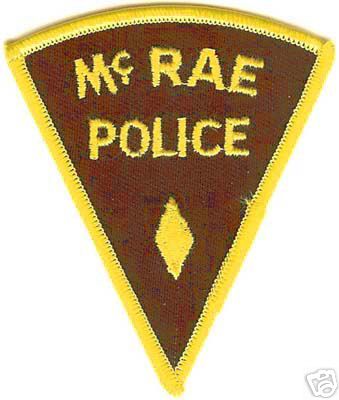 McRae Police
Thanks to Conch Creations for this scan.
Keywords: arkansas mc rae