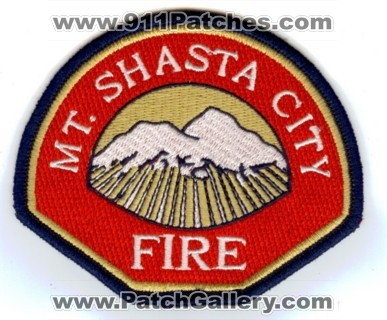 Mount Shasta City Fire Department (California)
Thanks to Paul Howard for this scan.
Keywords: mt. dept.