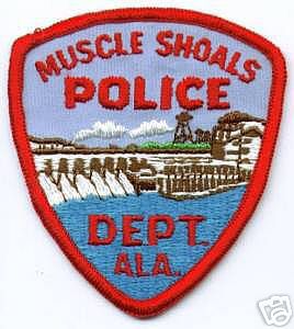 Muscle Shoals Police Dept (Alabama)
Thanks to apdsgt for this scan.
Keywords: department