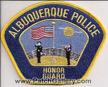 Albuquerque Police Honor Guard (New Mexico)
Thanks to EmblemAndPatchSales.com for this scan.

