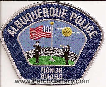 Albuquerque Police Honor Guard (New Mexico)
Thanks to EmblemAndPatchSales.com for this scan.
