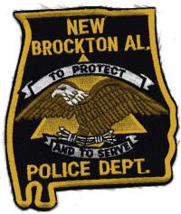 New Brockton Police Dept (Alabama)
Thanks to BensPatchCollection.com for this scan.
Keywords: department
