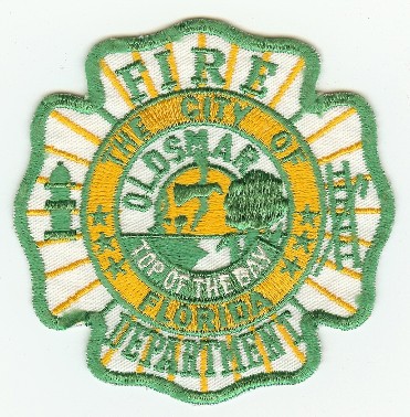 Oldsmar Fire Department
Thanks to PaulsFirePatches.com for this scan.
Keywords: florida the city of