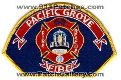 Pacific Grove Fire Rescue Department (California)
Thanks to Paul Howard for this scan. 
Keywords: dept.