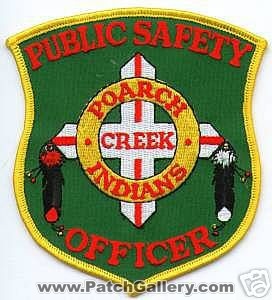 Poarch Creek Indians Public Safety Officer (Alabama)
Thanks to apdsgt for this scan.
Keywords: dps