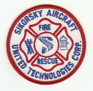 Sikorsky Aircraft Fire Rescue
Thanks to PaulsFirePatches.com for this scan.
Keywords: connecticut united technologies corp helicopter