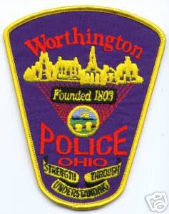 Worthington Police (Ohio)
Thanks to apdsgt for this scan.
