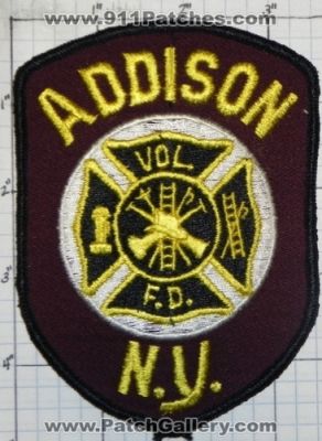 Addison Volunteer Fire Department (New York)
Thanks to swmpside for this picture.
Keywords: vol. dept. f.d. n.y.