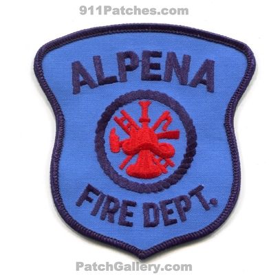 Alpena Fire Department Patch (Michigan)
Scan By: PatchGallery.com
Keywords: dept.