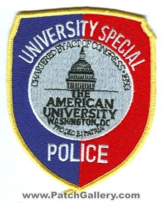 American University Special Police (Washington DC)
Scan By: PatchGallery.com
Keywords: d.c.