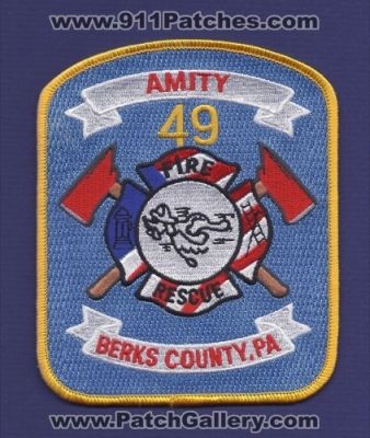 Amity Fire Rescue Department (Pennsylvania)
Thanks to Paul Howard for this scan.
Keywords: dept. 49 berks county pa.