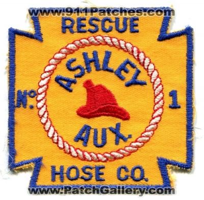 Ashley Auxiliary Fire Hose Company Number 1 Rescue (Pennsylvania)
Scan By: PatchGallery.com
Keywords: aux. co. no. #1