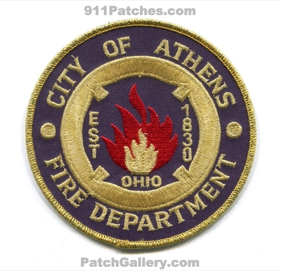 Athens Fire Department Patch (Ohio)
Scan By: PatchGallery.com
Keywords: city of dept. est. 1830