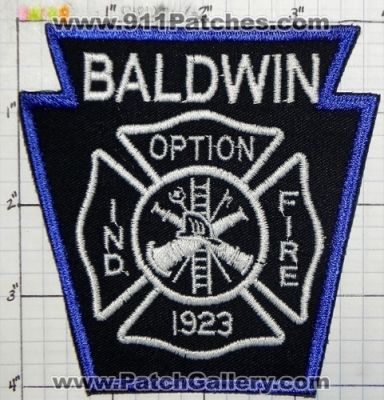 Baldwin Option Independent Fire Department (Pennsylvania)
Thanks to swmpside for this picture.
Keywords: ind.