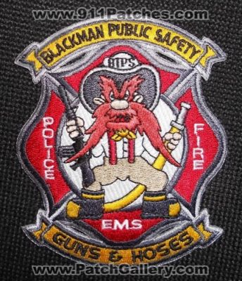 Blackman Public Safety Fire EMS Police (Michigan)
Thanks to Matthew Marano for this picture.
Keywords: dps btps township twp.