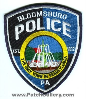Bloomsburg Police (Pennsylvania)
Scan By: PatchGallery.com
