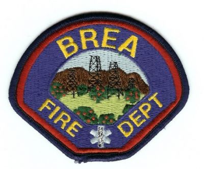 Brea Fire Dept
Thanks to PaulsFirePatches.com for this scan.
Keywords: california department